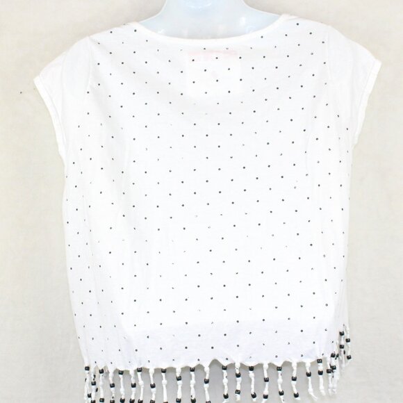 Rare House of the Gods Soul Survivor Keith Rolling Stones Beaded Fringe Shirt XS - Picture 2 of 7